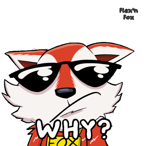 Fox Flexing Sticker by VeeFriends