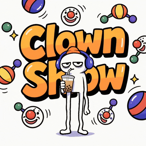 Welcome to the Corporate Clown Show.
