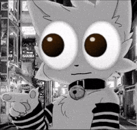 Black And White Eyes GIF
