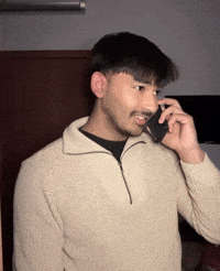 Shocked Phone Call GIF
