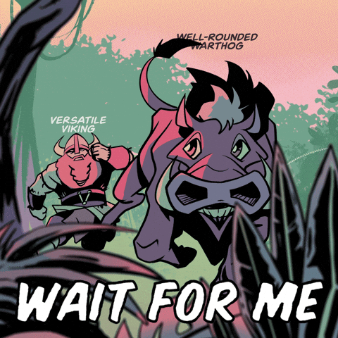 Hold Up Running GIF by VeeFriends