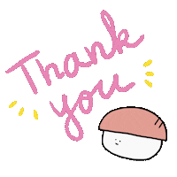 Japan Thank You Sticker