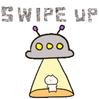 Cat Swipe Up Sticker
