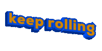 Horse Keep Rolling Sticker by buy-a-picture.de / Maike Thorun