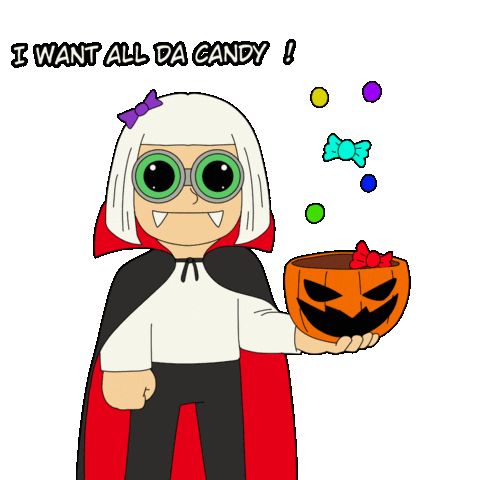 Halloween Dolci Sticker by 3dFrankenPunks