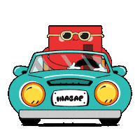 Auto Manejando Sticker by Inacap Sede Iquique