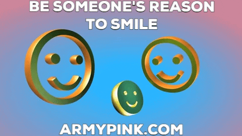 Happy Smiley Face GIF by ArmyPink