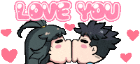 I Love You Kiss Sticker by Jin