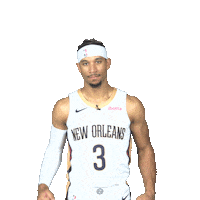 Basketball Flexing Sticker by New Orleans Pelicans