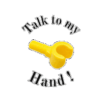 FrankyT_Lego hand lego talk to my hand frankytlego Sticker