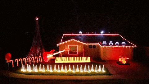 christmas lights GIF