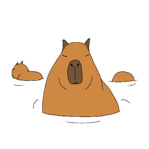 Capybara Sticker
