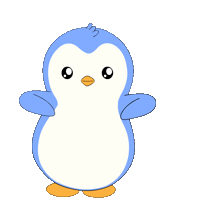 Happy Lets Go Sticker by Pudgy Penguins