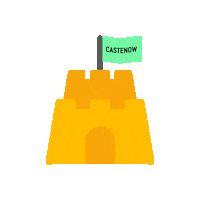 The Beach Water Sticker by Castenow