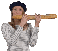 French Girl Bread Sticker by Clementine Productions