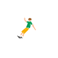 sport skateboarding Sticker by Studio Dyn