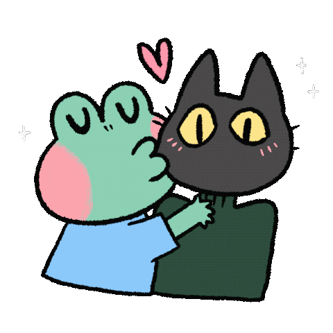 Love You Kiss Sticker