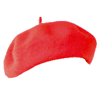 titi beret Sticker by Dev
