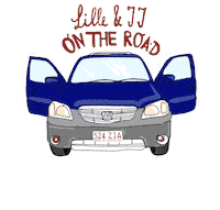 On The Road Australia Sticker by Funcases