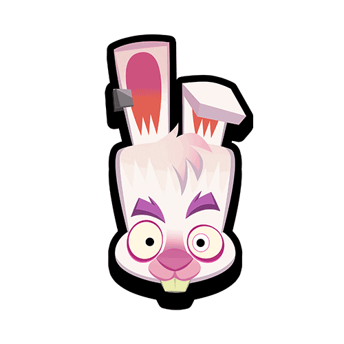 Angry Rabbit Sticker by Wildlife Studios