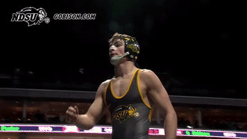 north dakota state wrestling GIF by NDSU Athletics