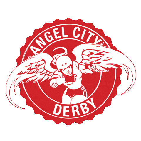 AngelCityDerby giphyupload giphystrobetesting los angeles roller derby Sticker