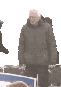 Wave Hello Sticker by Bernie Sanders