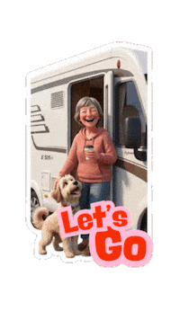 Travel Camper Sticker