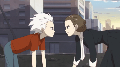 friends kiss GIF by Cartoon Hangover