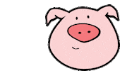 numberbarn love pig numberbarn love the pig Sticker