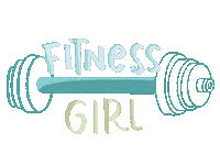 Fitness Fitnessgirl Sticker