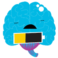 Tired Mental Health Sticker by I Heart Guts