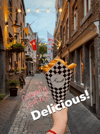 Iamfriedt yum delicious chips fries GIF
