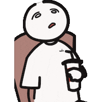 Illustration Confuse Sticker by Ceebsau