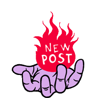 lxndrsparga new fire post newpost Sticker