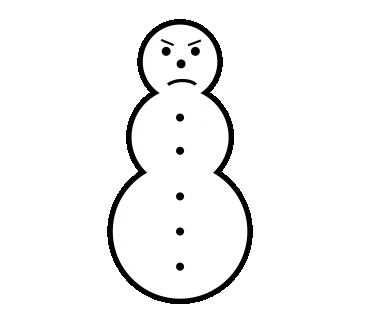 sad snowman Sticker by Jeezy