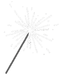 New Year Sparkle Sticker