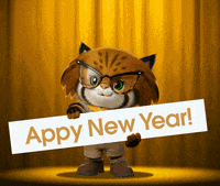 New Year Cat GIF by AppExchange