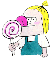 Candy Lick Sticker