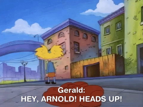 hey arnold nick splat GIF