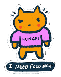 Angry Cat Sticker by Abitan