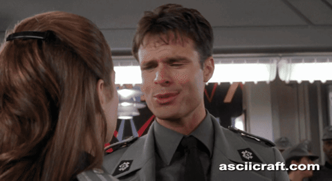 Starship Troopers military scene