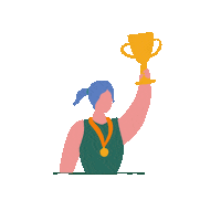 Women Winner Sticker by KızBaşına