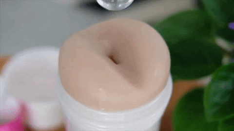 FreshMaterials giphygifmaker jiggle squish penetration GIF
