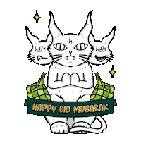 Hari Raya Eid Mubarak Sticker by hazesac
