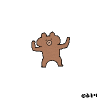 Workout Bear Sticker