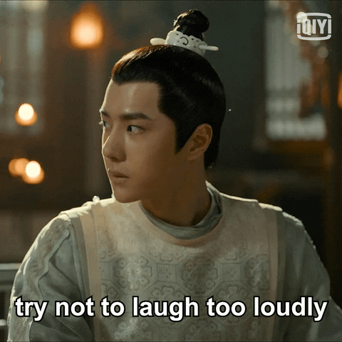 Trying Not To Laugh Chinese Drama GIF by iQiyi