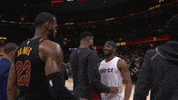 lebron james hug GIF by NBA