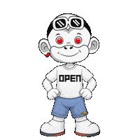 Go Peace Out Sticker by Zhot