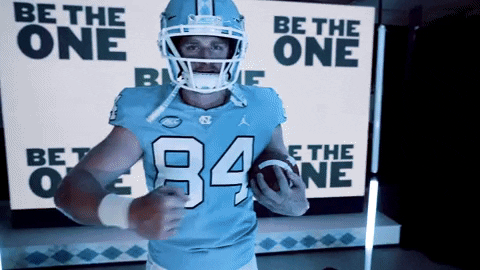 North Carolina Football GIF by UNC Tar Heels